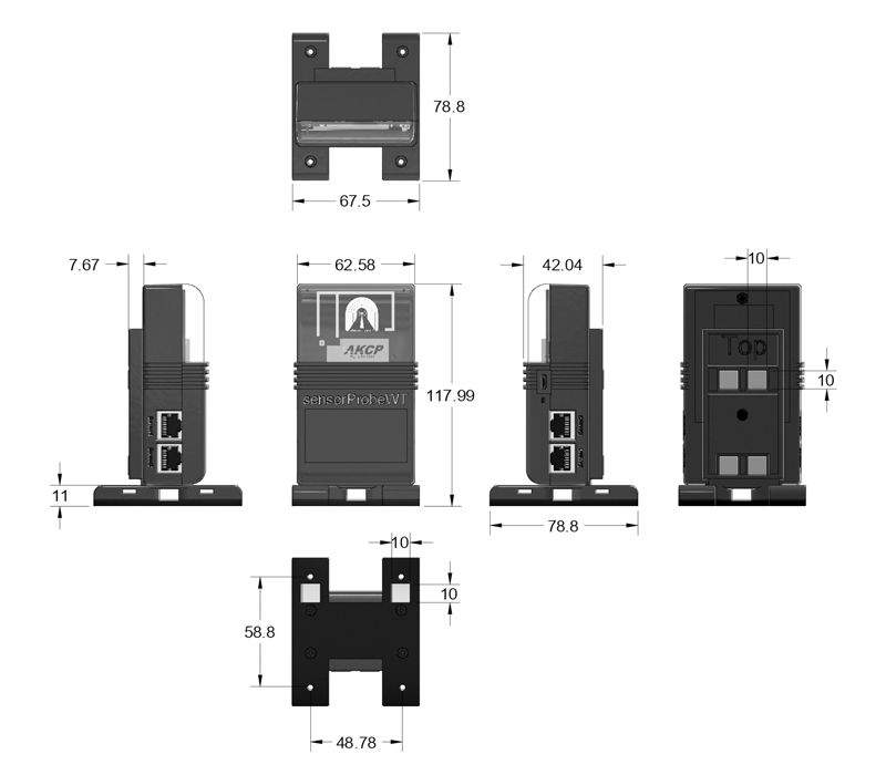 AKCP - SP-WT - sensorProbe+ Wireless Tunnel Sensor