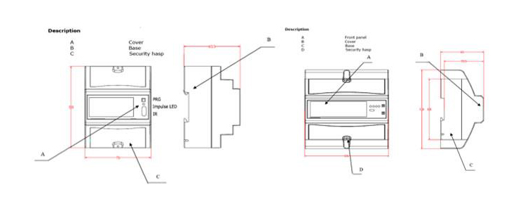 AKCP - PMS230HCS - Power Monitoring Sensor